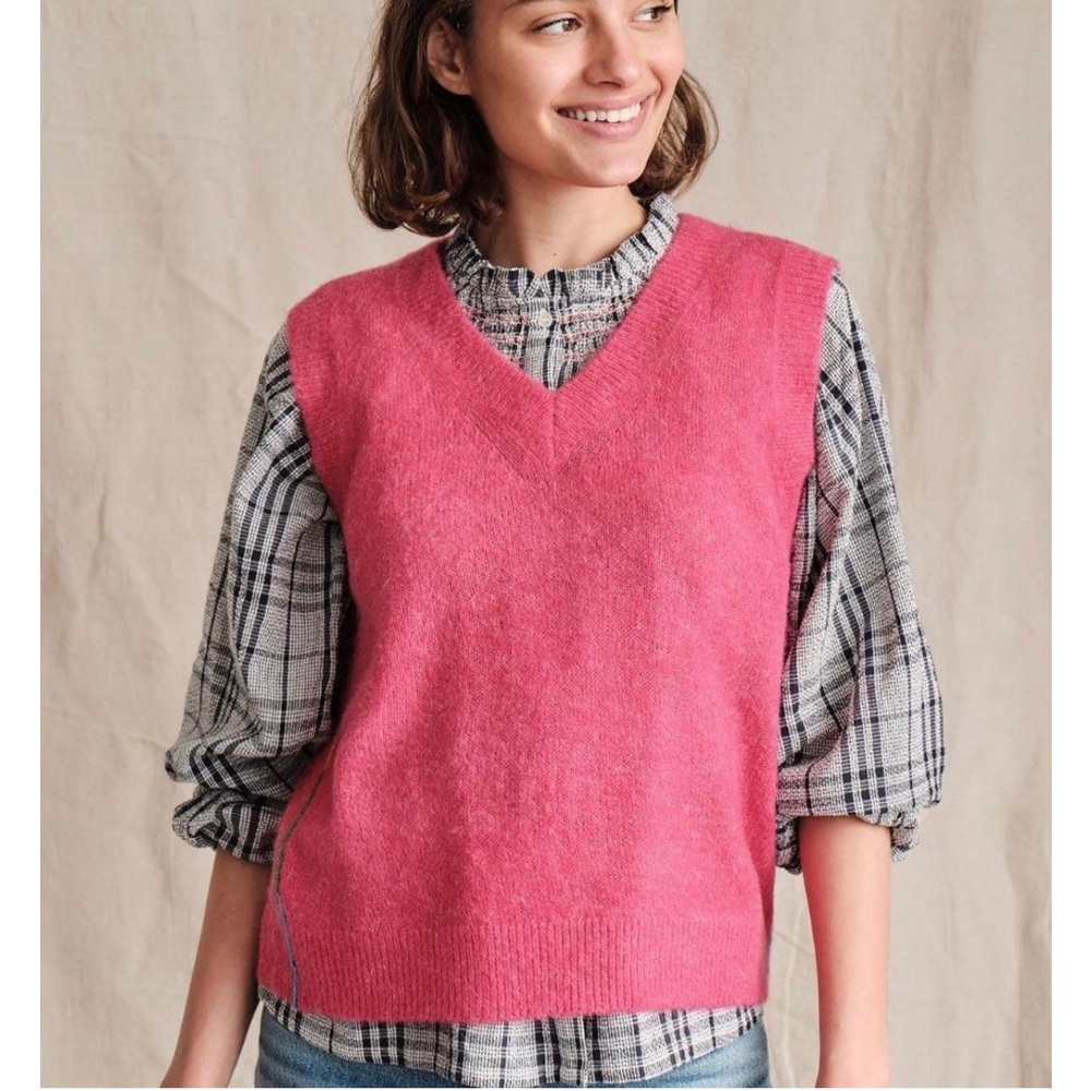 Sundry Rainbow Stitch Vest